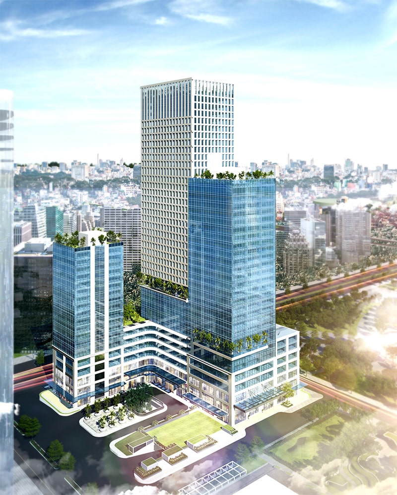 Mixed-Use Commercial and Office Building